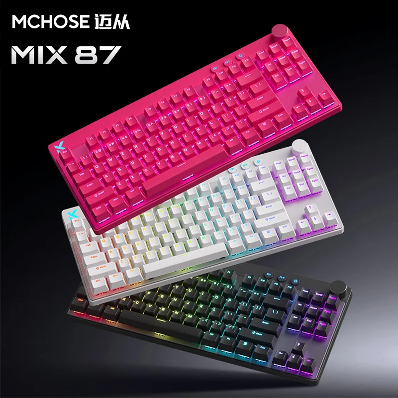 キーボード Mchose mix87 Super Competitive rt 0.001 MCHOSE Mix 87 Magnetic Switch Keyboard Customized for Games
