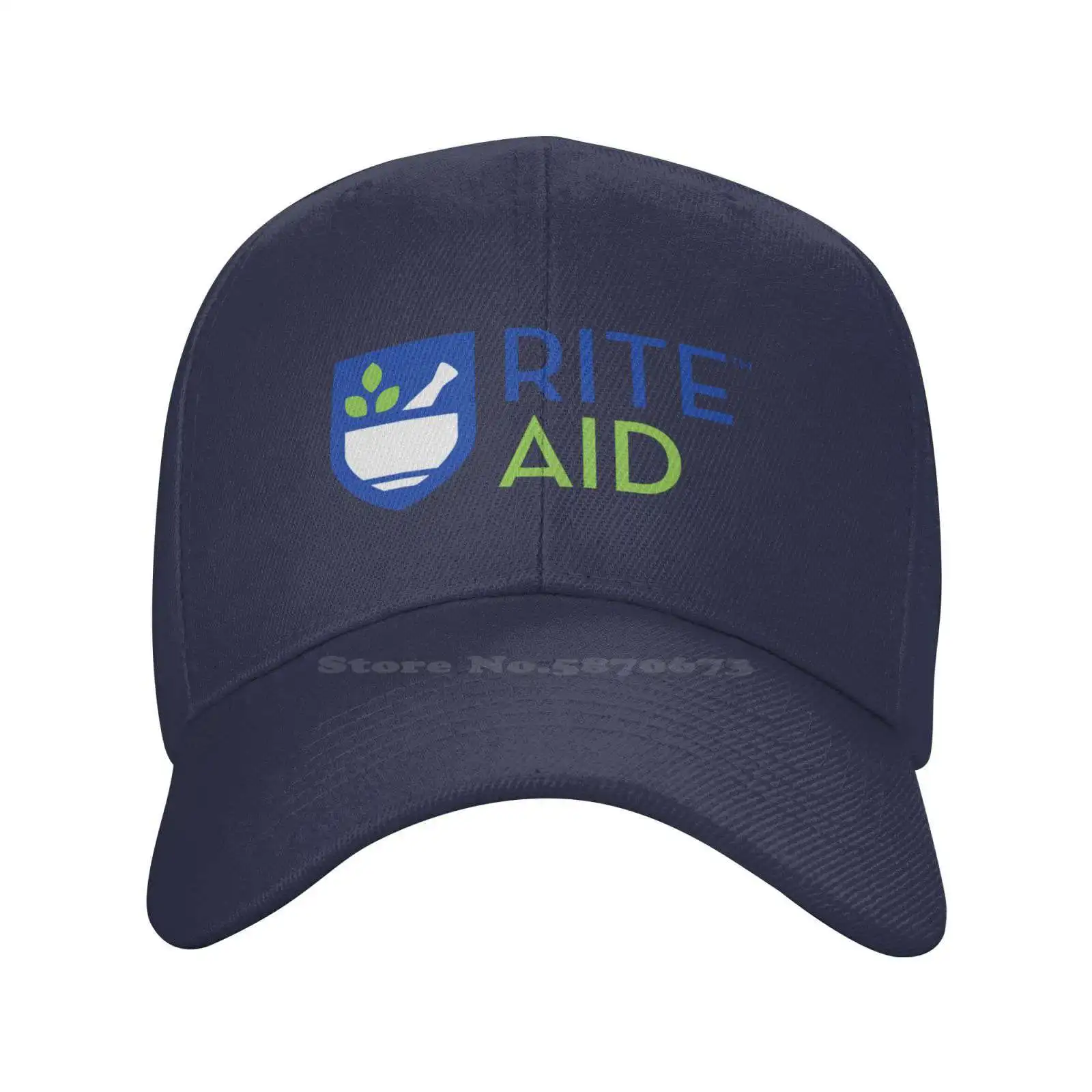

Модная качественная джинсовая бейсболка Rite Aid с логотипом