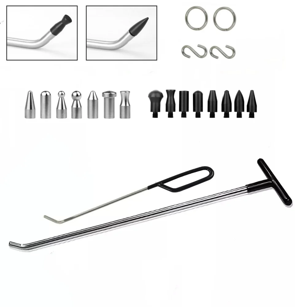 Paintless Dent Removal Tools Kit Dent Repair Set Kit pdr Tools Rods Car ...