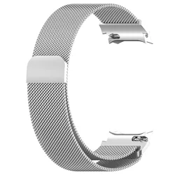 Stainless Steel Milanese Magnetic Wrist Strap Bracelet Replacement Band (Silver)