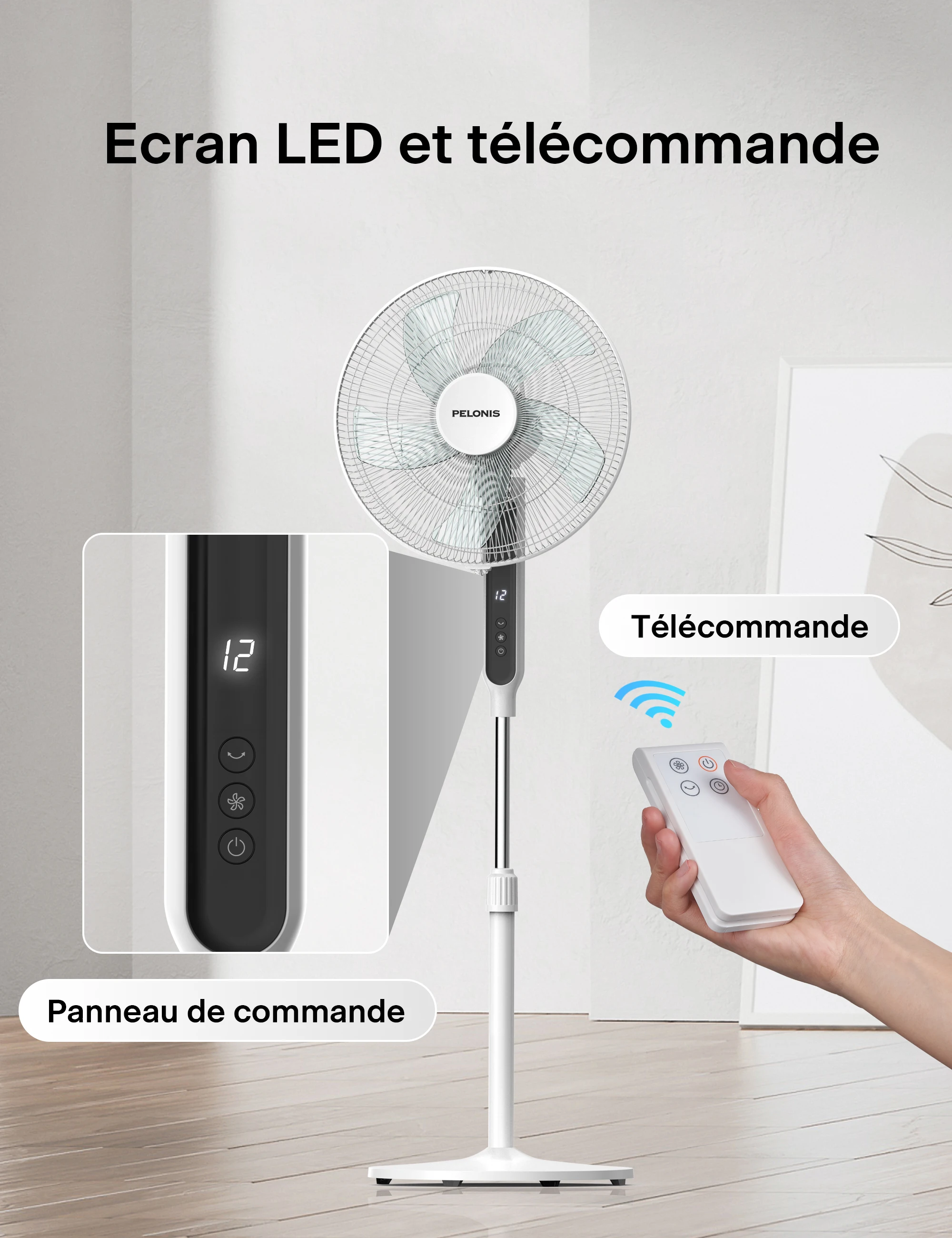 Télécommande Générique Pour Ventilateur – Modèle Sans Marque – Occasion
