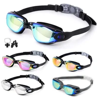 Swimming Goggles for Men Women Swim Glasses Anti-fog UV Protection Waterproof Silicone Adjustable Adults Pool Diving Eyewear 1