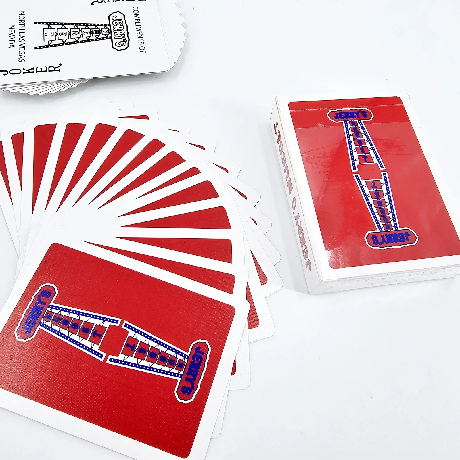 제리의 너겟 플레잉 카드 포커(레드/블루) 포커 데크 마술 트릭 클로즈업 환상 특수 효과 소품 Mentalism 코미디 Magia  Funny-Freehip.co.kr