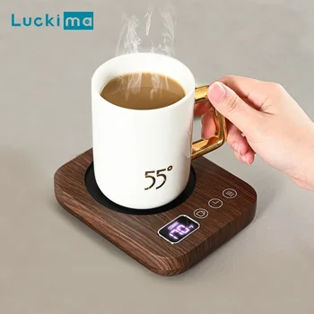 New Coffee Mug Warmer for Desk Office Home 3 Temperature Setting Auto Shut Off Electric Beverage Heating Plate Smart Cup Warmer 1