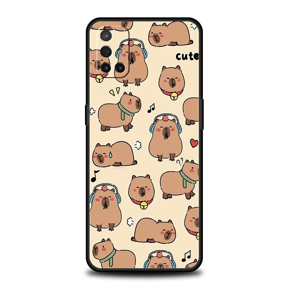 Cute Cartoon Capybara Silicone Phone Case Cover