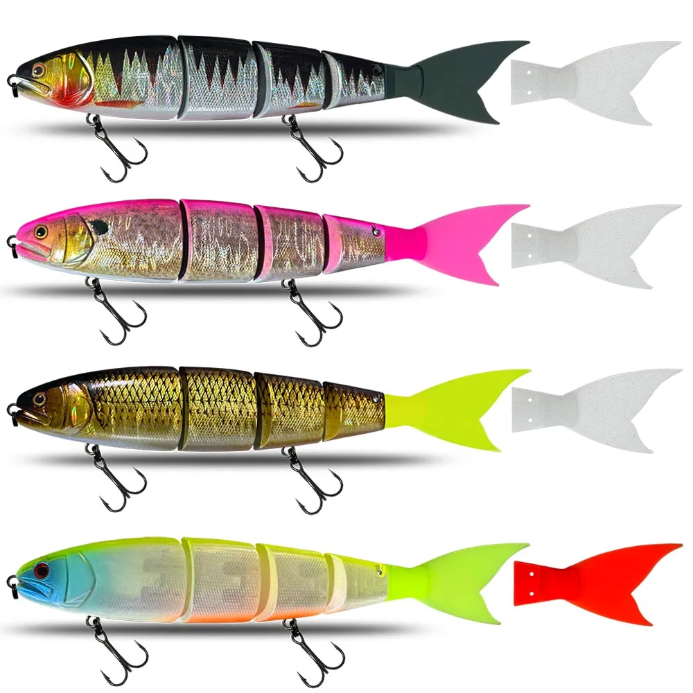 Esca da pesca esca da nuoto snodata galleggiante/affondante gigante Esca da pesca esca da nuoto snodata galleggiante/affondante gigante