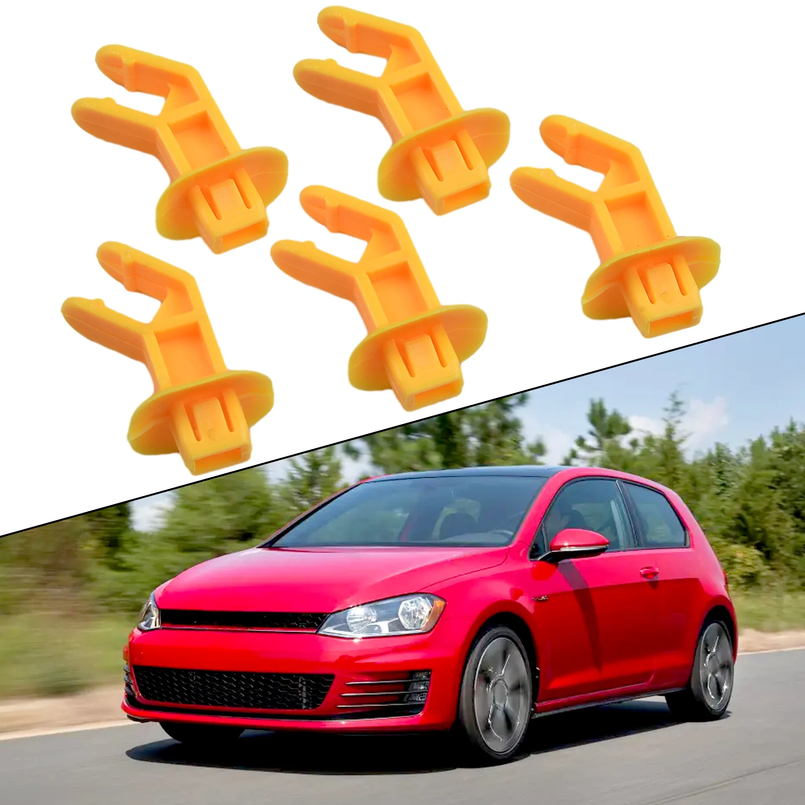

Clips Rod Clip Prop Rod Clip Yellow Practical AM5Z16828A Direct Replacement For Ford Focus Holder Hood-Support