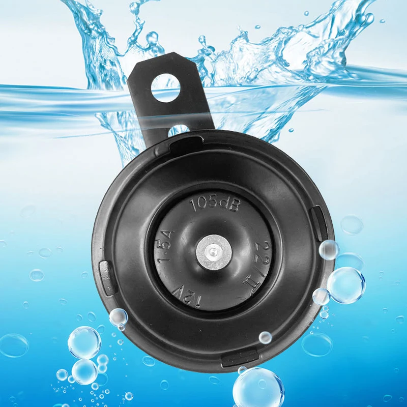 Motorcycle Electric Horn Universal Motorcycle Horn Speakers Electric Horn kit 12V 1.5A 105db Waterproof Speakers for Scooter Moped Dirt Bike ATV