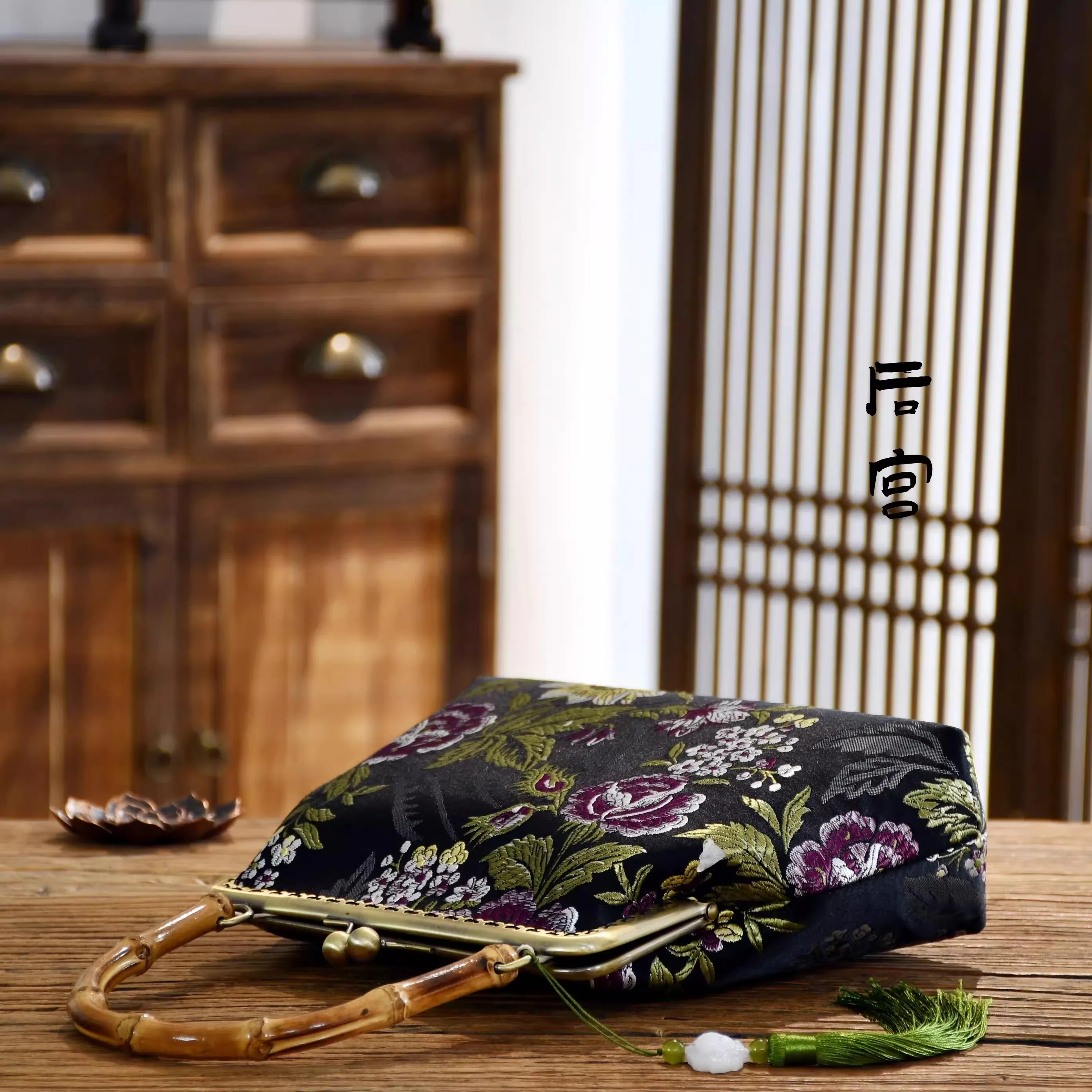 Classic Vintage Japan Style Bags Chinese Bag for Women Top Handle Bags Bag Mother Gift Chic Lady Women's Handbags Purses