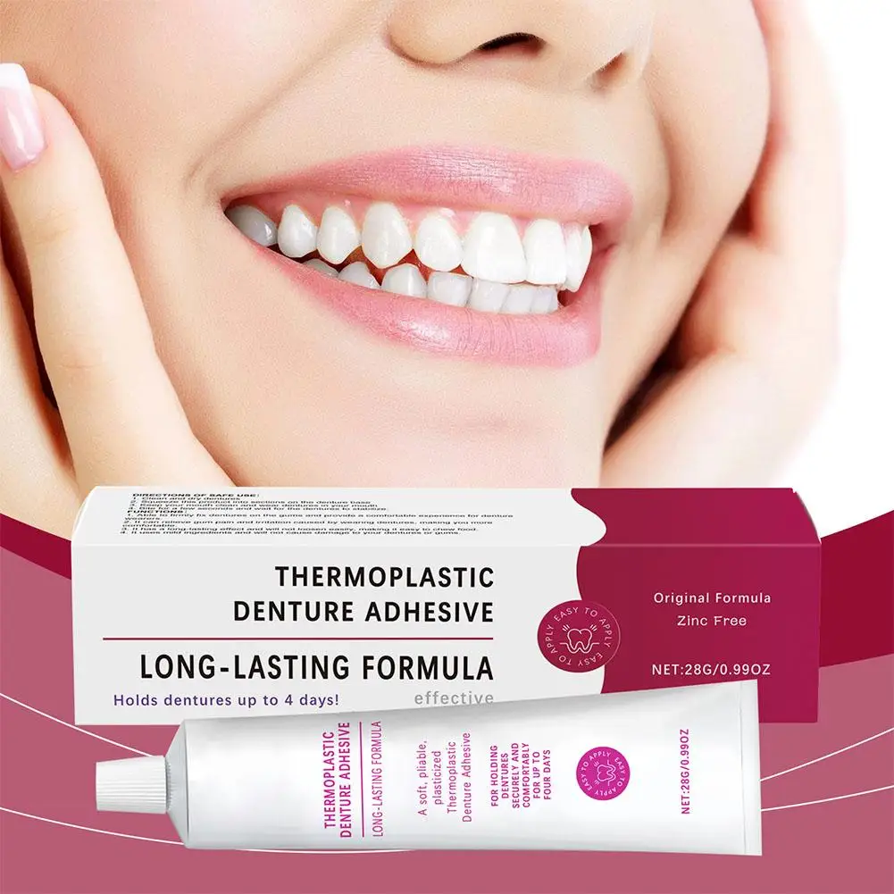 Long Lasting Thermoplastic Denture Adhesive for Oral Care