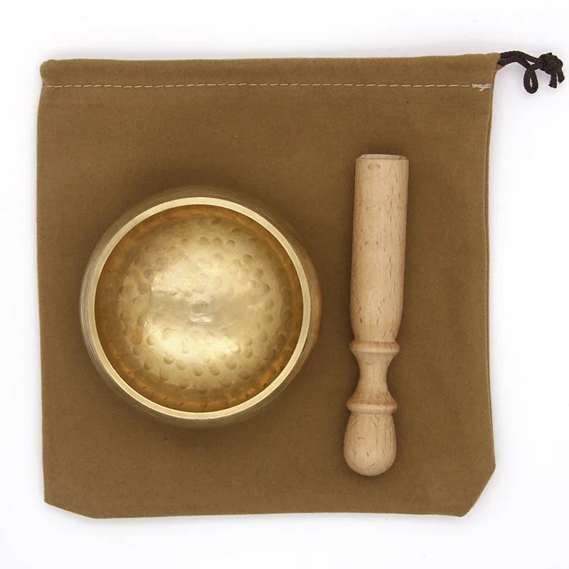 Creative Nepal Handmade Tibetan Singing Bowl Set, Decorative Wall-dishes, Resonance Healing Meditation, Chakra Singing Bowl