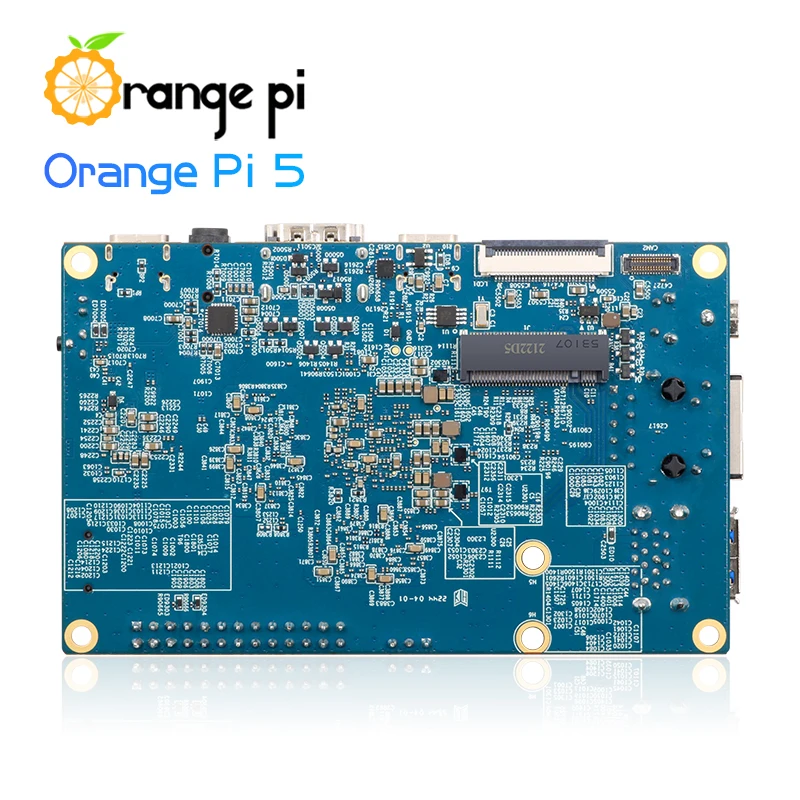 Pomarańczowy Pi 5 8GB RK3588S, moduł PCIE zewnętrzny WiFi + BT, dysk SSD Gigabit Ethernet komputer jednopłytkowy, uruchom system operacyjny Android Debian