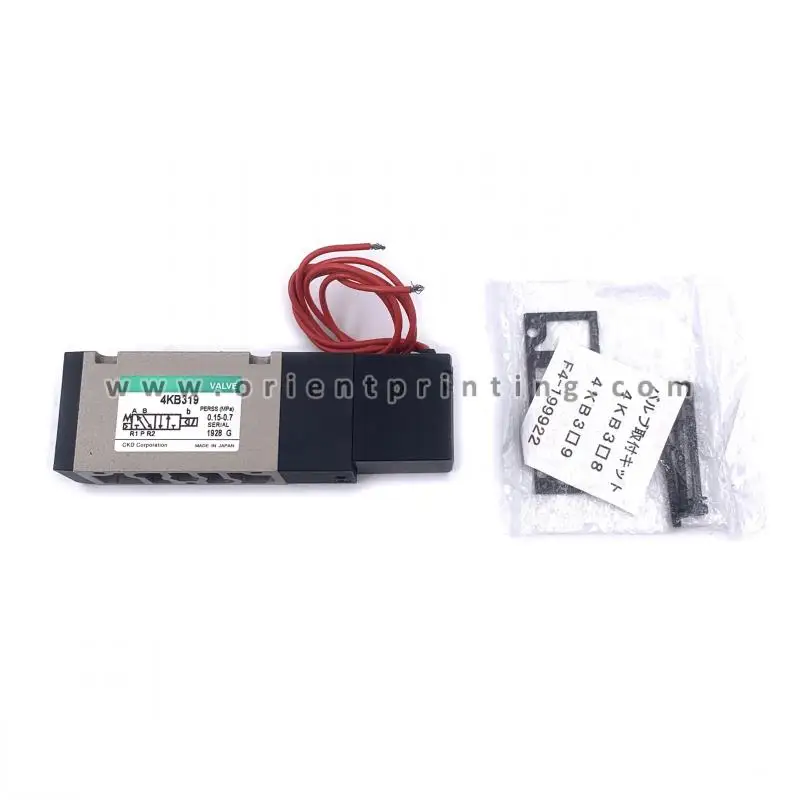 

Соленоидный клапан 4KB319-00-AC200V 4KB319 AC200V для печатных машин Ryobi, запчасти 4KB31900AC200V