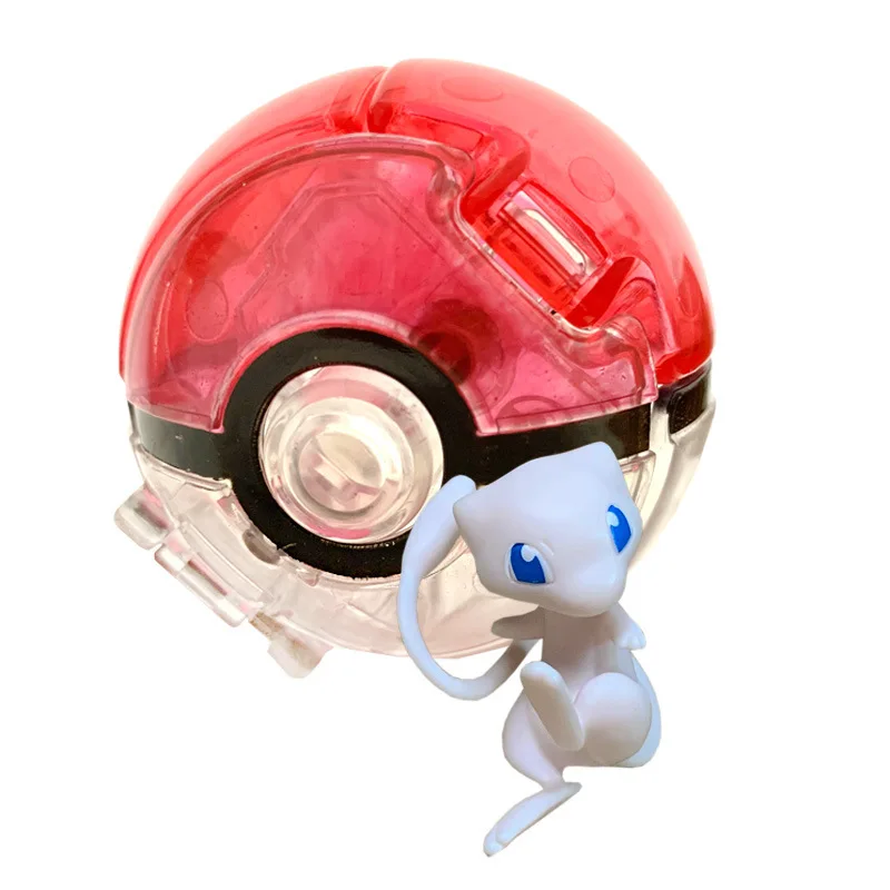 Figura de acción de Pokémon Pikachu Mewtwo, modelo de bola explosiva de ...