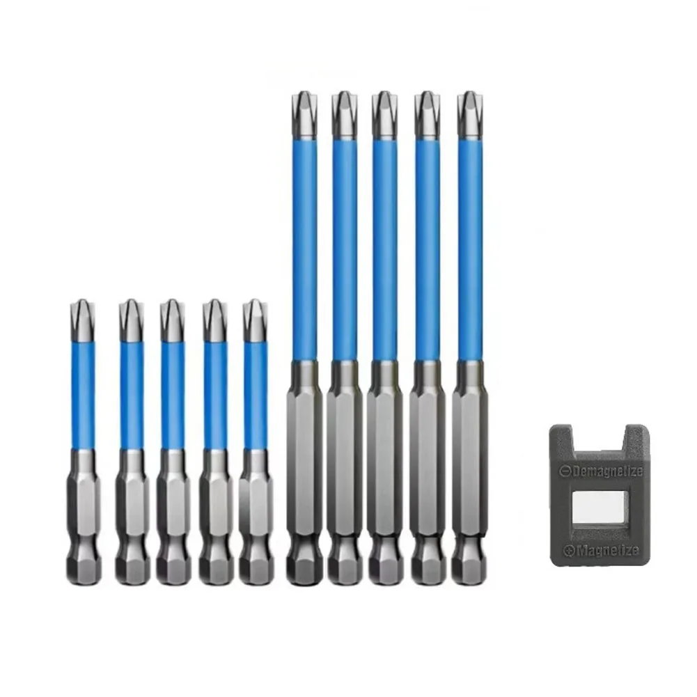 

10 шт. 65/110 мм FPH2 специальные крестовые магнитные отвертки с намагничивающим устройством аксессуары для электроинструментов