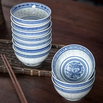 Blue White Porcelain Rice Bowl 1