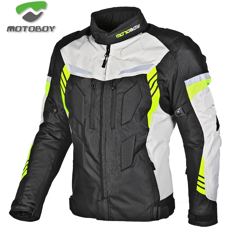 

MOTOBOY Motorcycle Riding Suit Winter Warm Jacket Male Knight Equips Four Season Waterproof Motorcycle Anti fall Suit