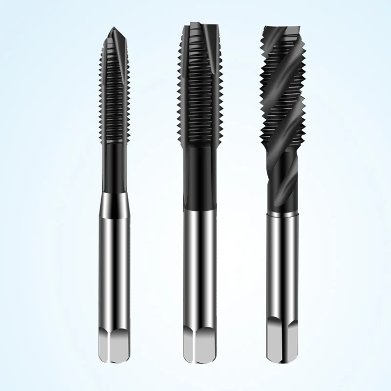 JIMMY CNC Mechanical Tap HSS-E M35 Cobalt Spiral Metric Thread Tap M1-M24 Machine Plug Threading Tool Drill Bit