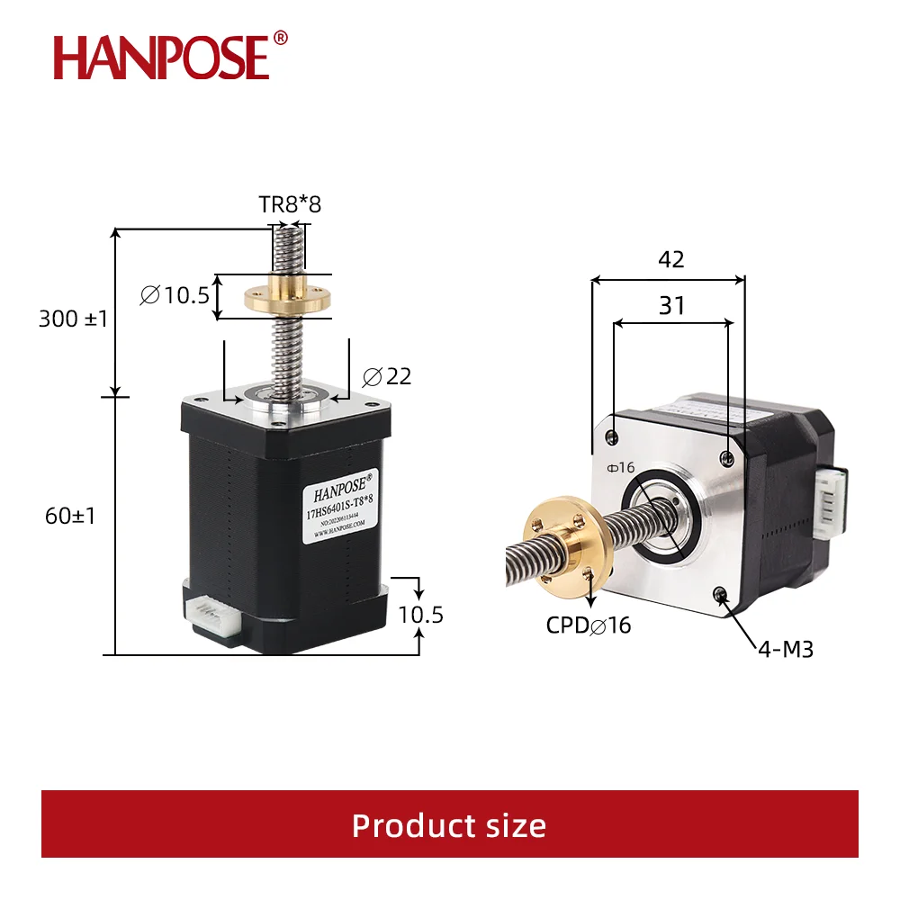 parafuso l100 500mm 17hs8401s t8 nema17 motor deslizante 18a 01