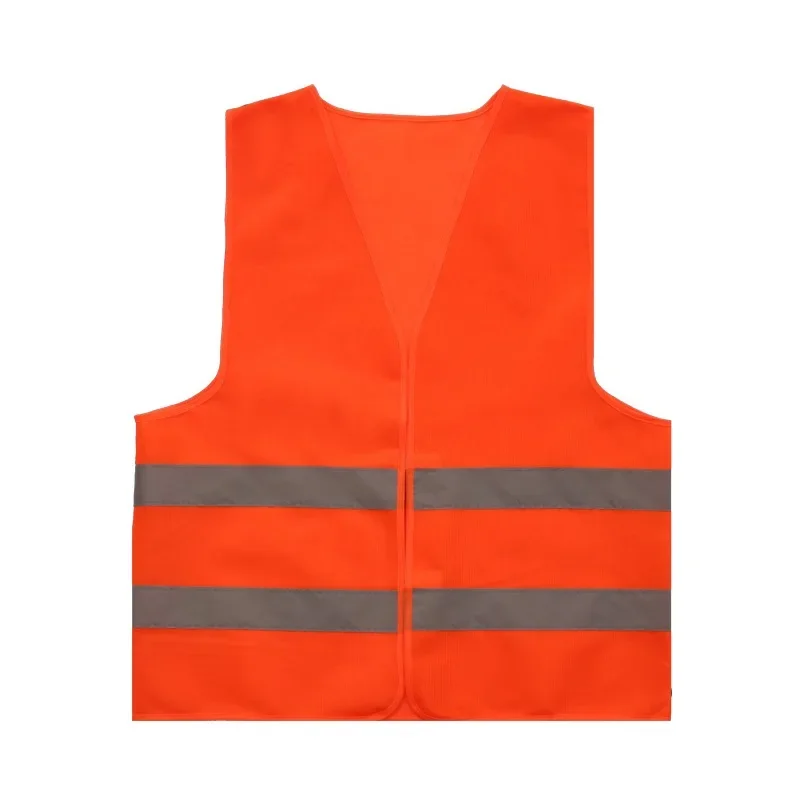 Reflective Strip Vest Car Emergency Fluorescent High Visibility Safety Vest Motorcycle Jackets Reflective Clothing Hi-Vis 1 Pcs
