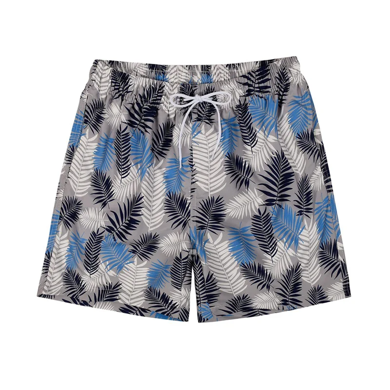 Hawaiian 3d Print Plants Flamingo Beach Shorts Men Summer Short Pants Outdoor Sports Surf Board Shorts Quick Dry Swim Trunks 4