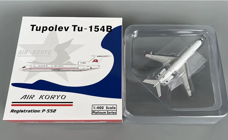 1/400 Scale Tupolev TU-154B P-552 Air Koryo Airlines Diecast