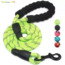 

1.5m Pet Leash Reflective Strong Dog Leash With Comfortable Padded Handle Heavy Duty Training Durable Nylon Rope Leashes