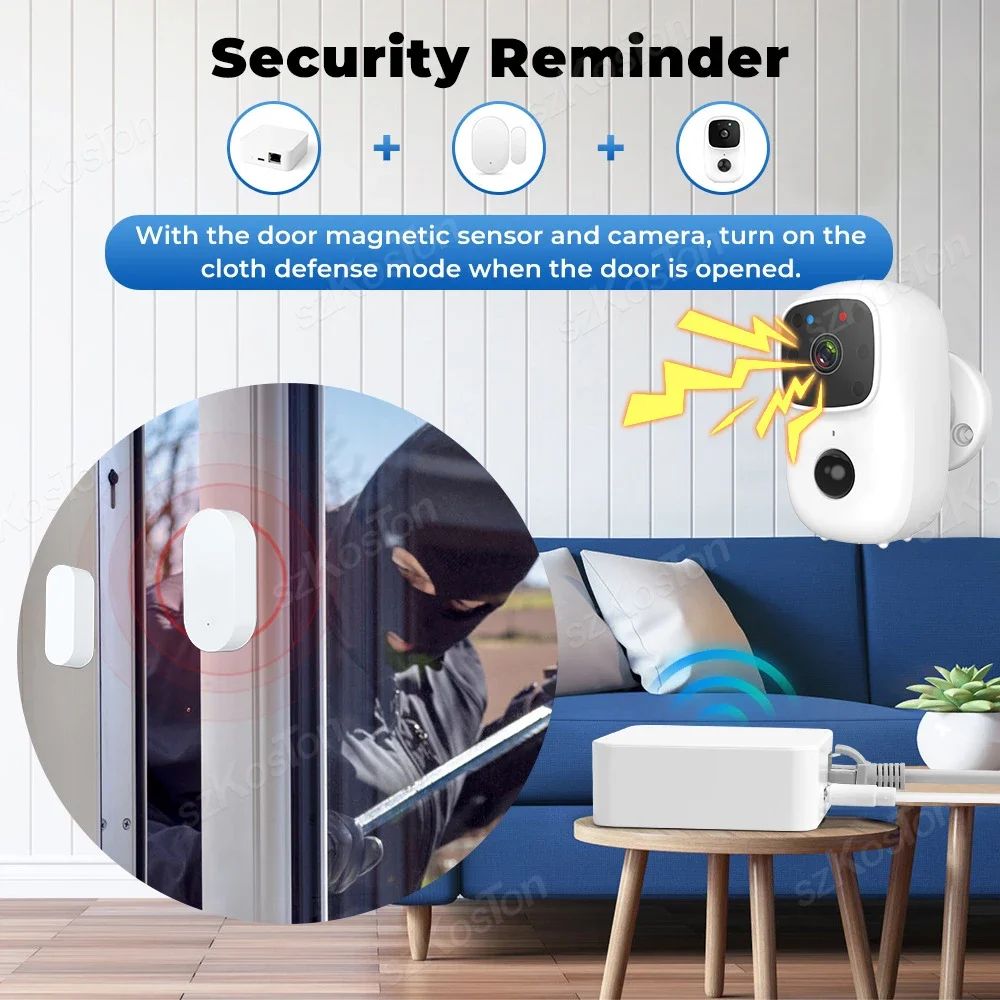 Smart Gateway Tuya ZigBee 3.0 Wireless Wired Voice Control Works with Alexa Google Home Assistant Smart Life App