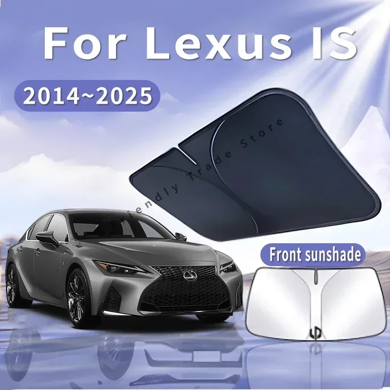Car Sun Visor For Lexus IS XE30 2014~2015 Front Windshield Sunshade Heat Insulation Summer Cooling Auto Accessories