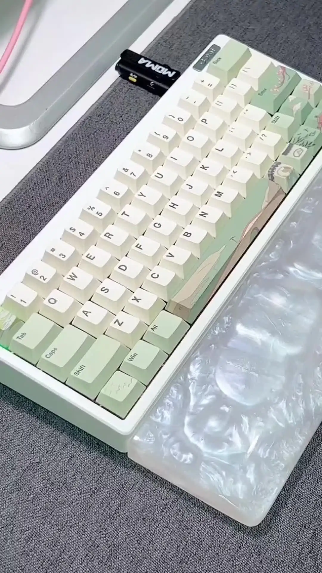 Yunzii-カスタムキー付きキーボードキャップ,145キー,サブウーファー