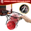 Remote Control Mini Basketball Hoop with Electronic Scoreboard 3 Modes, Foldable Basketball Hoop, Basketball Toys Gift for Kids 3
