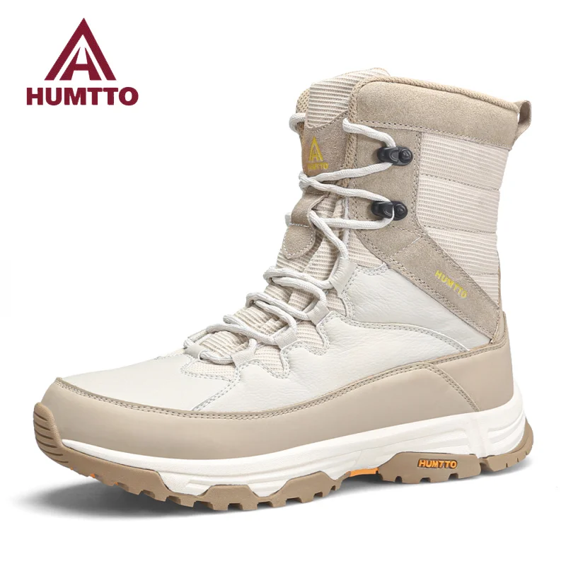 

HUMTTO Winter Snow Boots for Women Keep Warm Hiking Shoes Outdoor Trekking Ankle Boots Woman Luxury Designer Women's Sneakers