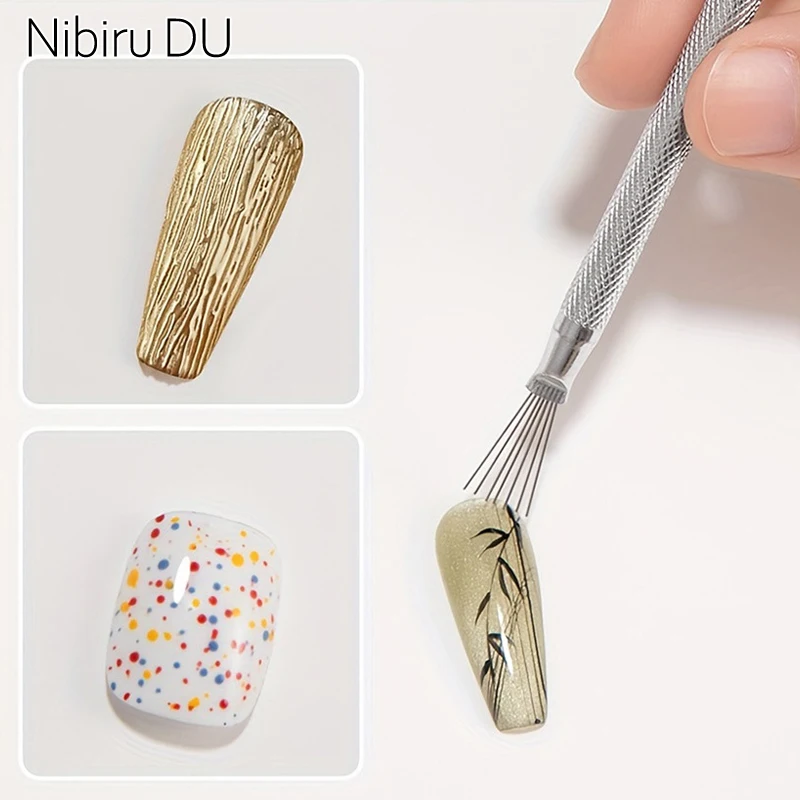 Professional 7 Pin Stripe Nail Art Liner Brush 3D Tip Ultra-thin Line Drawing Pen UV Gel Brushes Manicure Nail Painting Tools Professional 7 Pin Stripe Nail Art Liner Brush 3D Tip Ultra-thin Line Drawing Pen UV Gel Brushes Manicure Nail Painting Tools