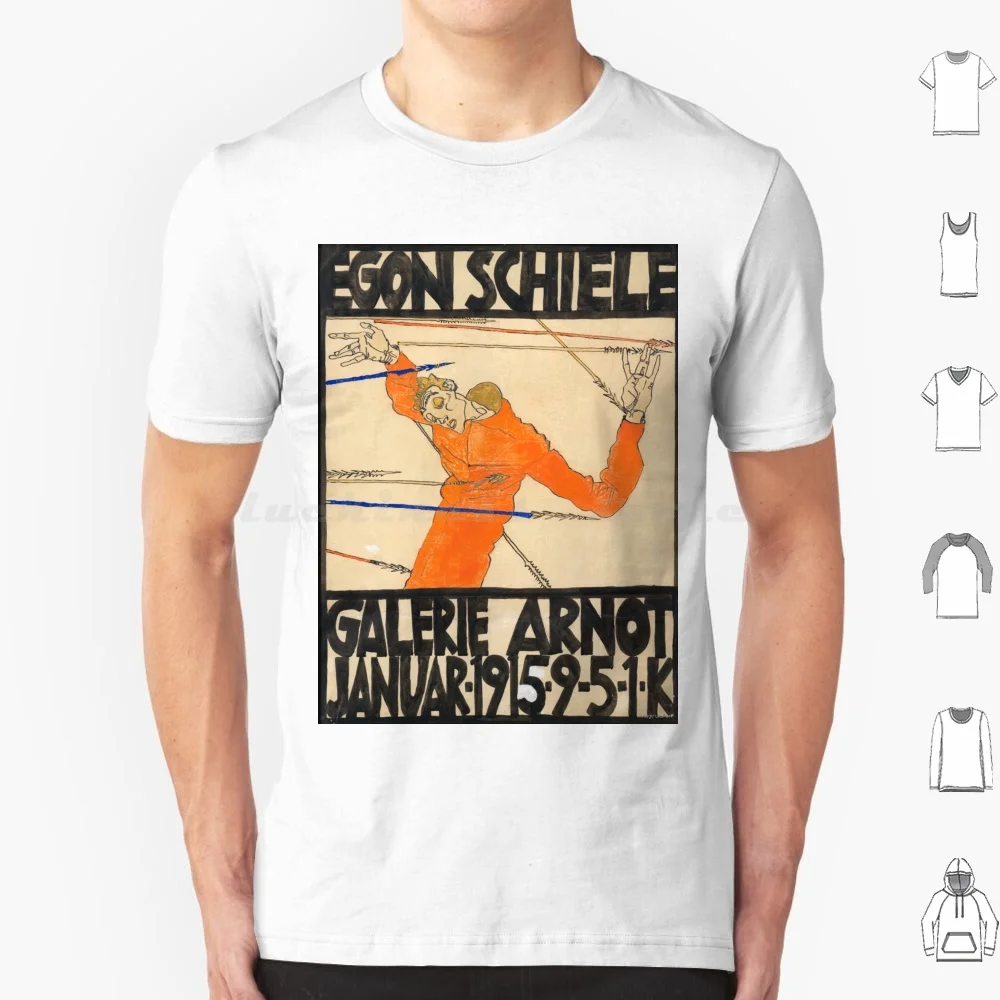 

Экспозиционный постер Egon Schiele, футболка для мужчин, женщин, детей, 6Xl, экспозиция Egon Schiele, портрет Schiele, Автопортрет Egon