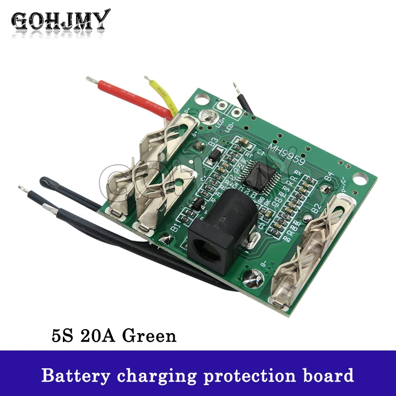 5S battery charging protection board 18V 21V 20A lithiumion lithium
