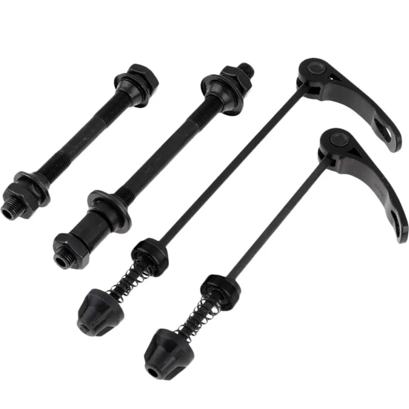 Alomejor Thru Axle Adapter - Converts 15mm Hub To 12mm Quick Release, Aluminum Alloy, Black/Silver, 100mm Length