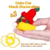Rubber Duck Car Duck Dashboard Decorations for Cute Car Accessories Party Favors 5