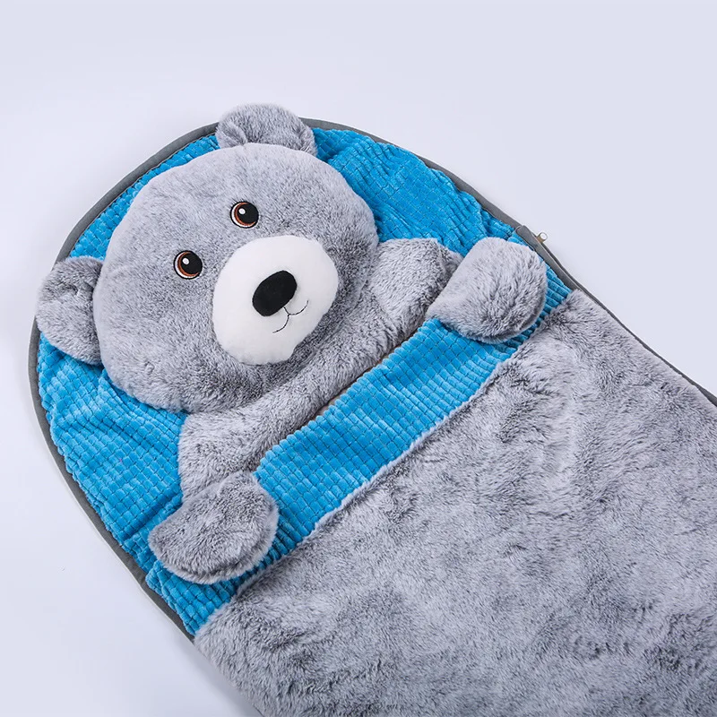 dormilocos saco dormir adulto con mangas dormi locos saco de dormir  infantil Saco de dormir para niños para regalo de cumpleaños, sacos de  dormir de dibujos animados para niños, almohada de muñeca