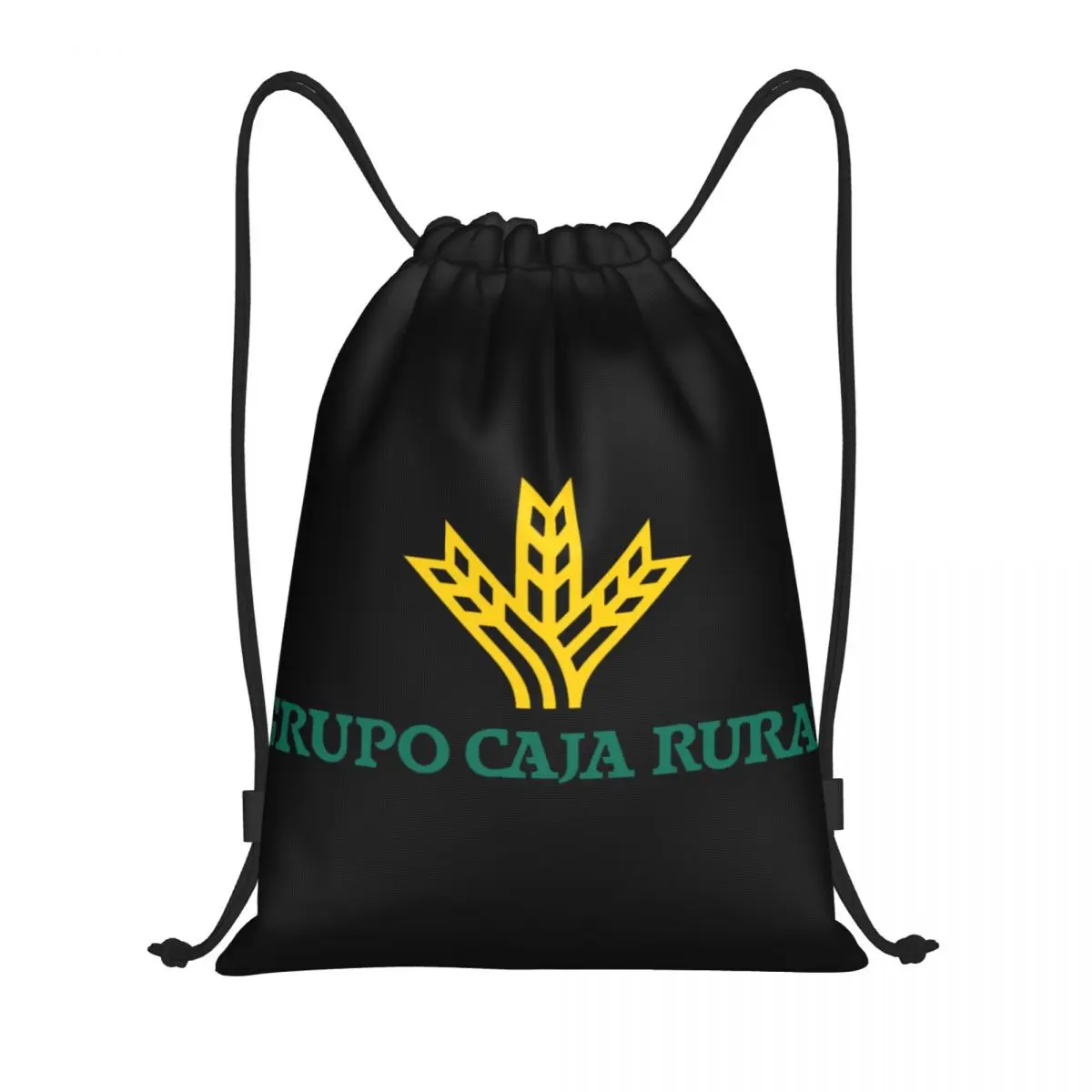

Brilliant Caja Rural Multi-function Portable Drawstring Bags Sports Bag Book Bag For Travelling