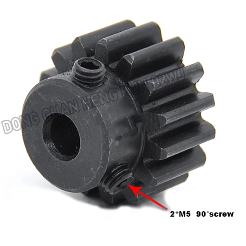 Pignon Moteur RC 1.5M 16T/17T/18T Alésage 6-12mm pour Voiture Hélicoptère