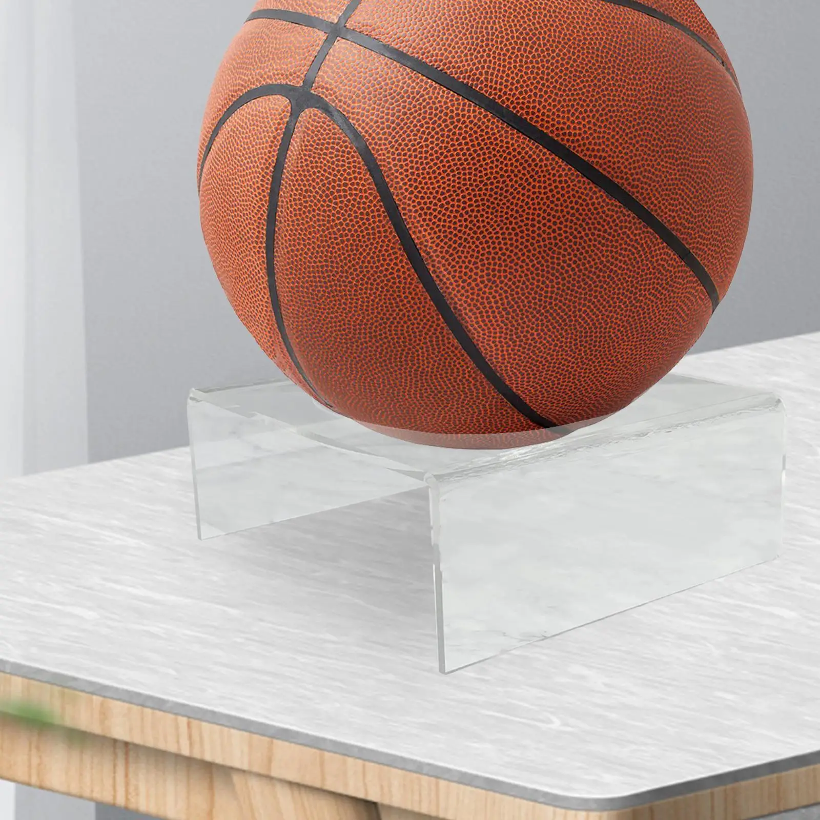 Wholesale Transparent Acrylic Basket Ball Holder with Display