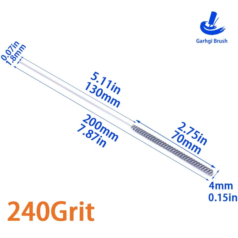 High-Performance 240 Grit Cylinder Honing Brush for Metal Grinding & Deburring