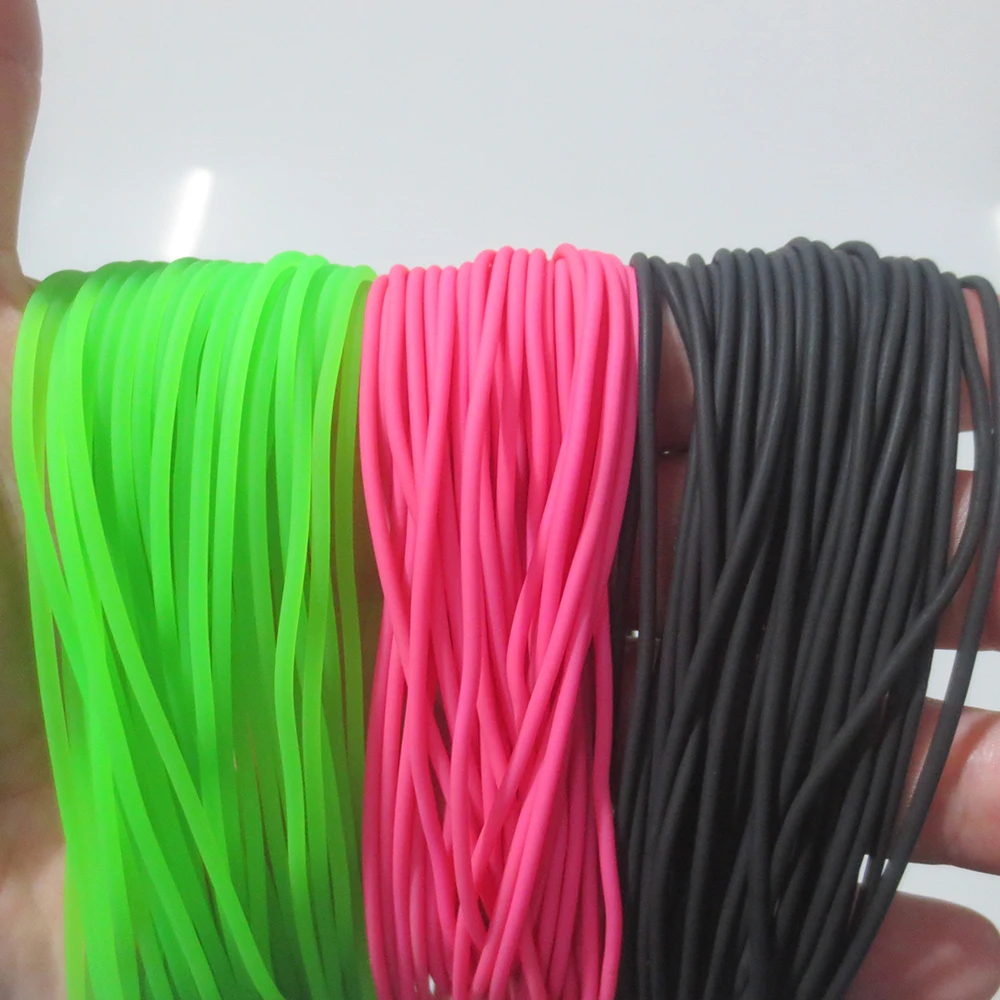 Rubber Solid Elastic Rubber Line 1.2 mm 1.4 1.6 2.0 2.2 2.4 2.5 mm 500g line for fishing traditional level round fishing line fishing tackle