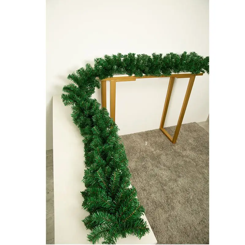 thumbnail image 1 of 2.7m Rattan Christmas Garland Wreath Artificial Flower Christmas Rattan Banner Xmas Fireplace Stairs Decor Wall Hanging Decor, 1 of 5
