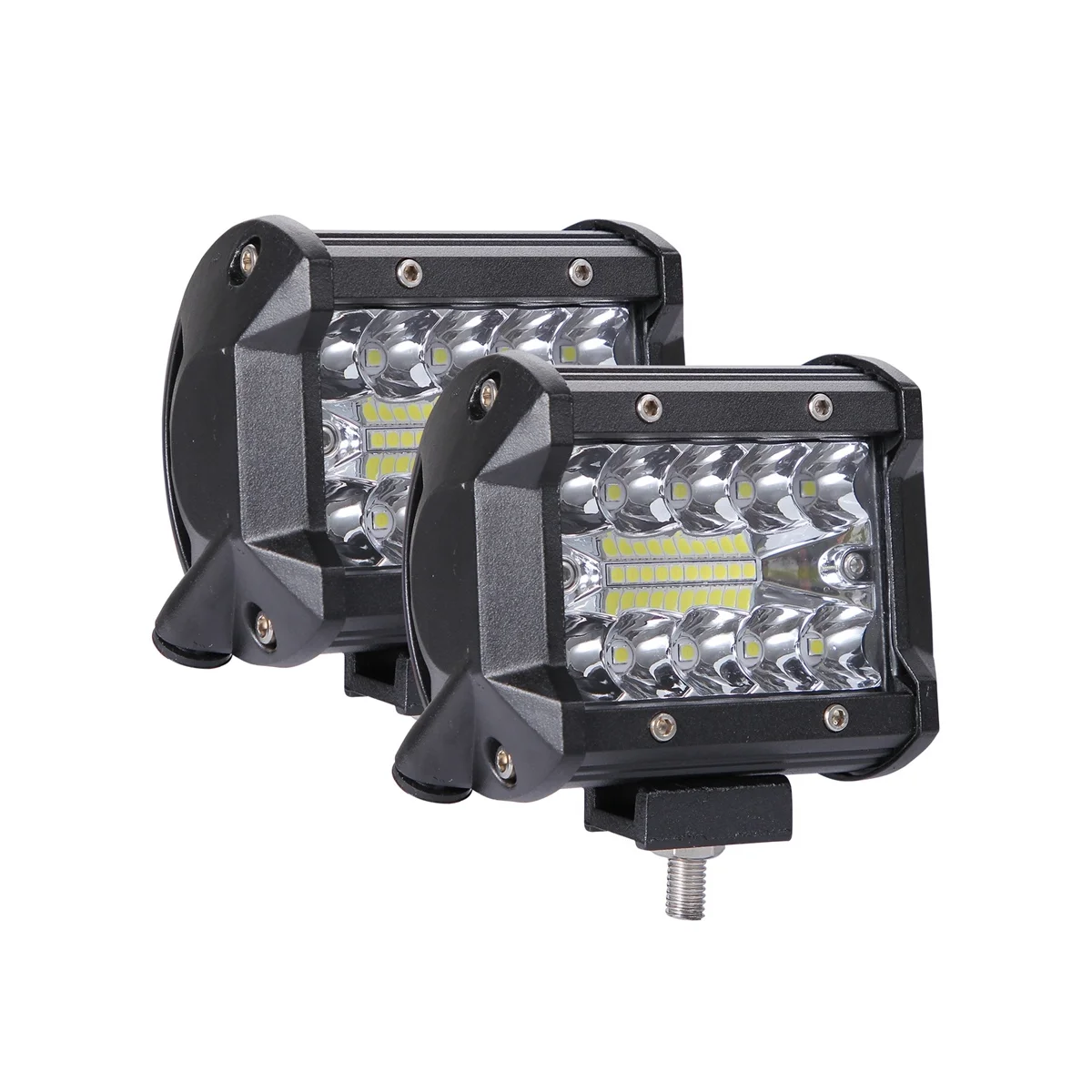 

4 Inch LED Combo Work Light Bar Spotlight Off-Road Driving Fog Lamp Waterproof for Truck Boat Car SUV (2 Pack)