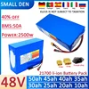 2025 new 48V 21700 2500W 50Ah 45Ah 40Ah 35Ah 30Ah 25Ah 20Ah Lithium Battery Pack for Home Energy Storage Power Tools Use 1
