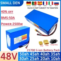 2025 new 48V 21700 2500W 50Ah 45Ah 40Ah 35Ah 30Ah 25Ah 20Ah Lithium Battery Pack for Home Energy Storage Power Tools Use 1