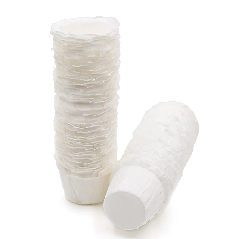 100PCS Cup Filters Disposable Coffee Filter Paper Filters Coffee Filter Paper Liners Compatible With All Reusable Capsules
