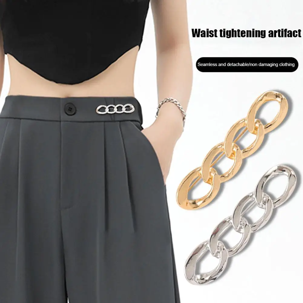 Metal Waist Changed To A Small Item Waist Clip Anti Decoration Tool Slip Waist-reducing Female Brooch Pants Z4X1