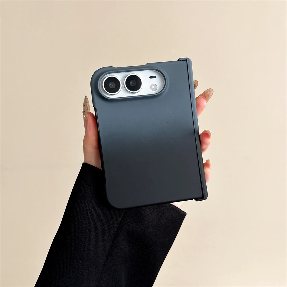 Premium Magnetic PC Glass Case with Tempered Film for Wireless Charging Compatibility